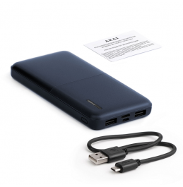 Внешний аккумулятор Akai BE-10001B, 10 000 maH, порт Type-C синий Внешний аккумулятор Akai BE-10001B, 10 000 maH, порт Type-C синий