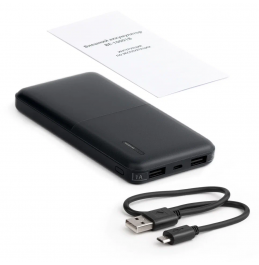 Внешний аккумулятор Akai BE-10001B, 10 000 maH, порт Type-C черный