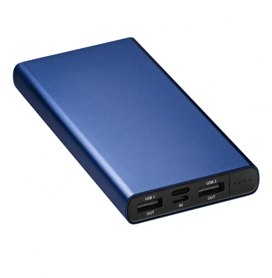 Внешний аккумулятор Akai BE-10003, 10 000 maH, синий Внешний аккумулятор Akai BE-10003, 10 000 maH, синий
