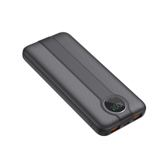 Внешний аккумулятор Akai BE-10004 PD, 10 000 mAh, QC+PD, 22,5Вт, черный