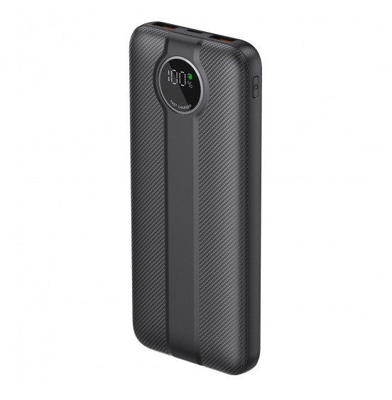 Внешний аккумулятор Akai BE-10004 PD, 10 000 mAh, QC+PD, 22,5Вт, черный