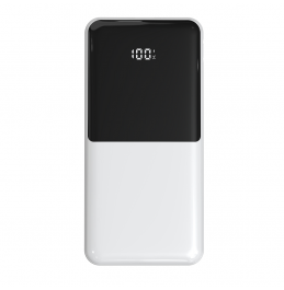 Внешний аккумулятор Akai BE-10008PD, 10000 мАч,22.5Вт, QC/PD, 2xUSB/Type C, дисплей, белый Внешний аккумулятор Akai BE-10008PD, 10000 мАч,22.5Вт, QC/PD, 2xUSB/Type C, дисплей, белый