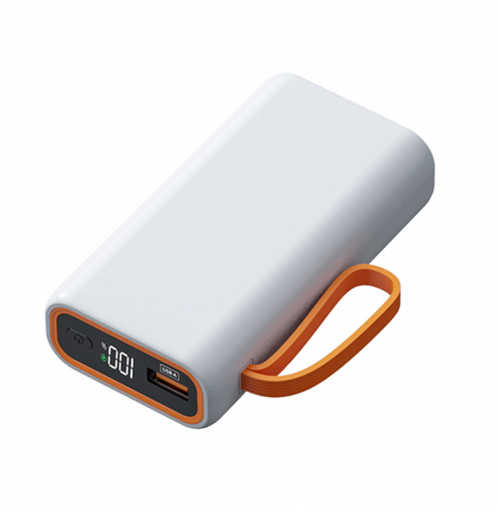 Внешний аккумулятор Akai BE-10013PD, 9000 мАч,22.5Вт, QC/PD, USB/Type C/microUSB, дисплей, белый