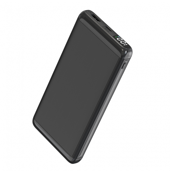 Внешний аккумулятор Akai BE-10014PD, 10000 мАч,22.5Вт, QC/PD, USB/Type C, дисплей, черный