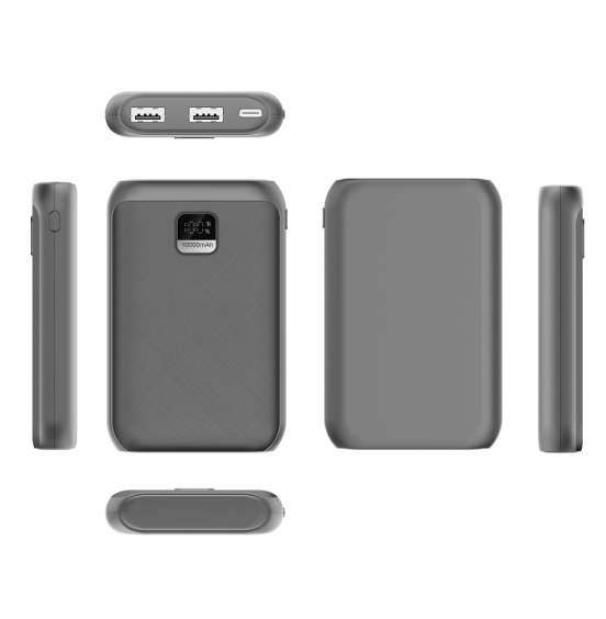 Внешний аккумулятор Akai BE-10016PD, 10000 мАч,22.5Вт, QC/PD, 2USB-A/Type C, дисплей, черный Внешний аккумулятор Akai BE-10016PD, 10000 мАч,22.5Вт, QC/PD, 2USB-A/Type C, дисплей, черный