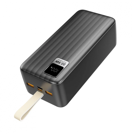 Внешний аккумулятор Akai BE-40016 PD, 40000 мАч,22.5Вт, QC/PD, 2xUSB/Type C/microUSB, дисплей,черный Внешний аккумулятор Akai BE-40016 PD, 40000 мАч,22.5Вт, QC/PD, 2xUSB/Type C/microUSB, дисплей,черный