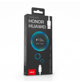 Дата-кабель AKAI CE-471 (Honor/Huawei) USB-A-Type C 1 метр, белый