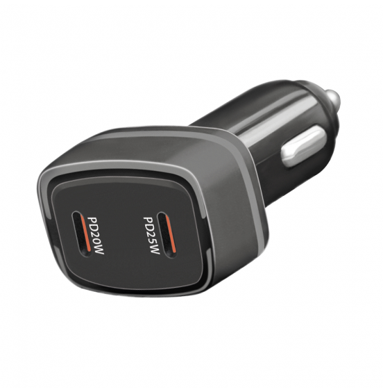 АЗУ Akai CH-6D20 45 Вт (25Вт+20Вт)PD, 2-Type C, черный