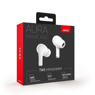 Наушники беспроводные С Функцией Bluetooth AKAI HD-277 AURA PRIME ANC