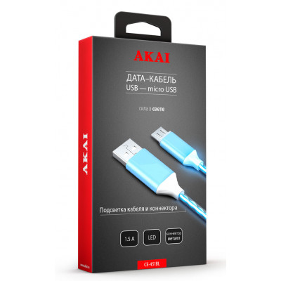 Кабель электрический Akai CE-451BL/PK