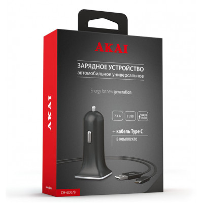Зарядное устройство сетевое Akai CH-6D07B
