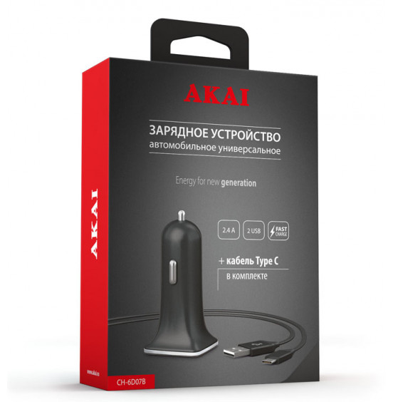 Зарядное устройство сетевое Akai CH-6D07B
