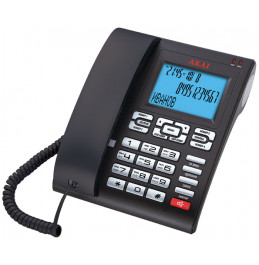 Телефон проводной Akai AT-A25BS(CJ) Телефон проводной Akai AT-A25BS(CJ)