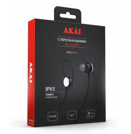 Наушники беспроводные с функцией Bluetooth Akai HD-202B
