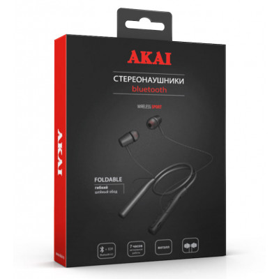 Наушники беспроводные с функцией Bluetooth Akai HD-204B