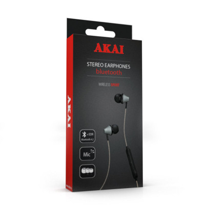 Наушники беспроводные с функцией Bluetooth Akai HD-205BG