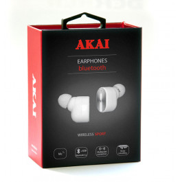 Наушники беспроводные с функцией Bluetooth Akai HD-221B/W