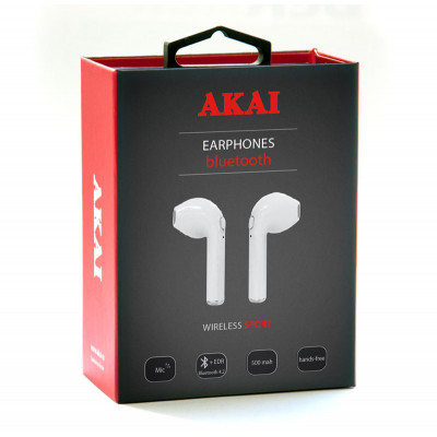Наушники беспроводные с функцией Bluetooth Akai HD-222W