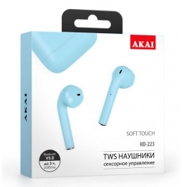 Наушники беспроводные с функцией Bluetooth Akai HD-223DB/LB/SP Наушники беспроводные с функцией Bluetooth Akai HD-223DB/LB/SP