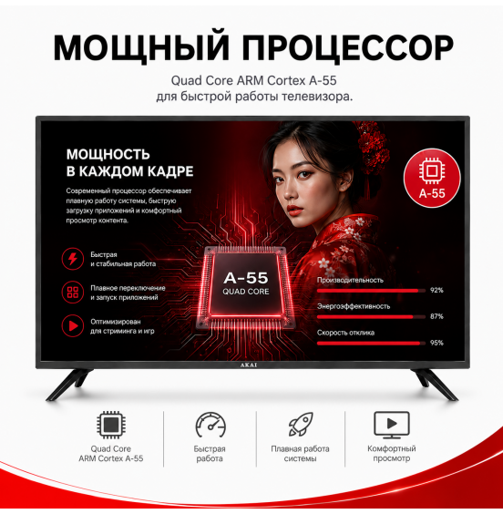 Телевизор AKAI TA43BQ900